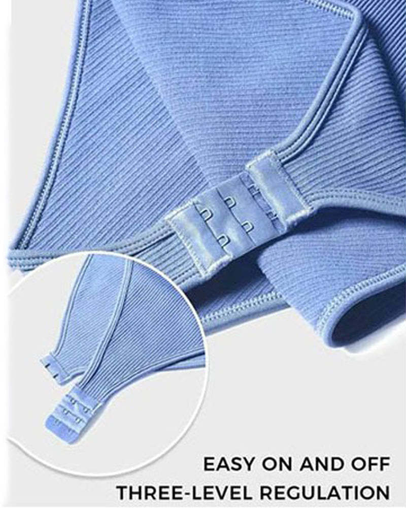 Women's Bodysuits Sexy Ribbed Square Neck Sleeveless Tank Tops Bodysuits