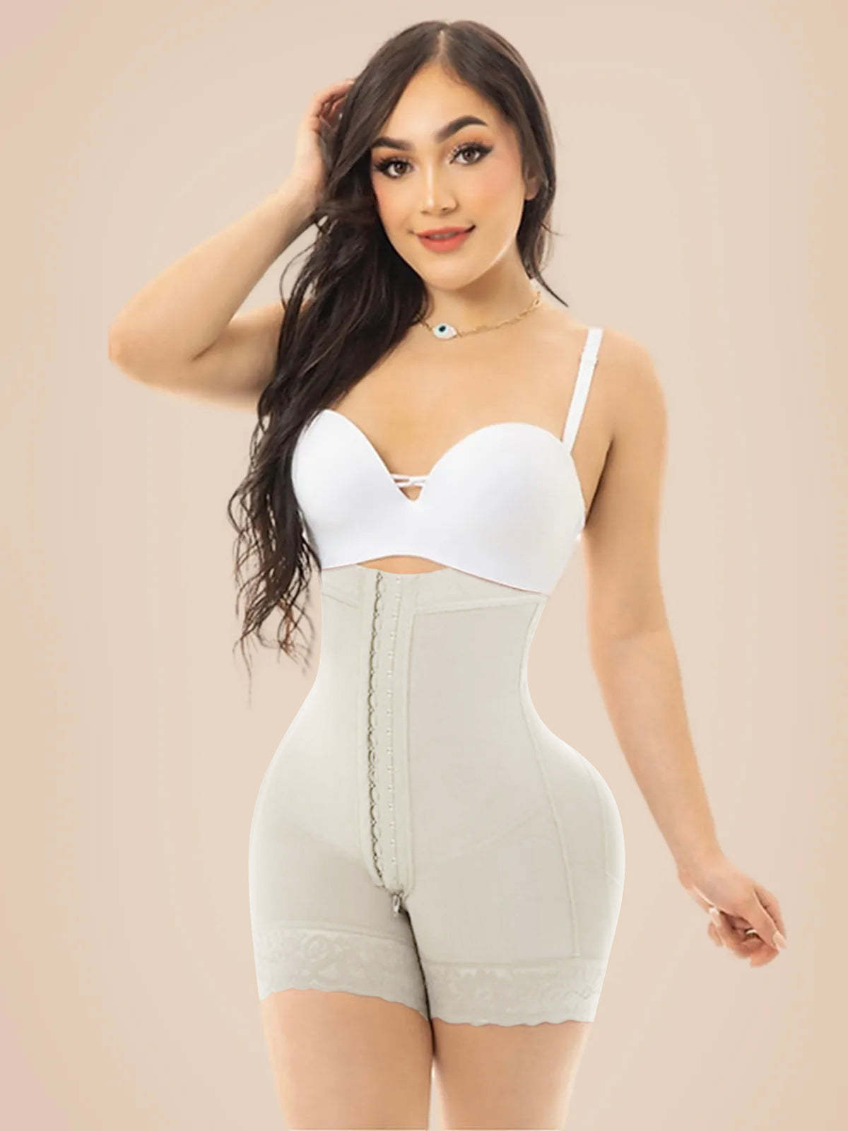 Detachable Strap Shapewear Shorts