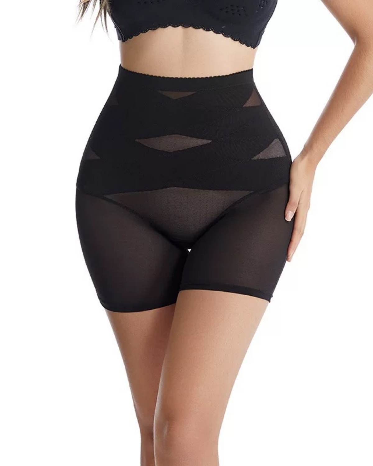 ??HUGE DISCOUNT!?Comfort High Waisted Body Shaper Shorts Seamless no Rolling Thigh Slimmer