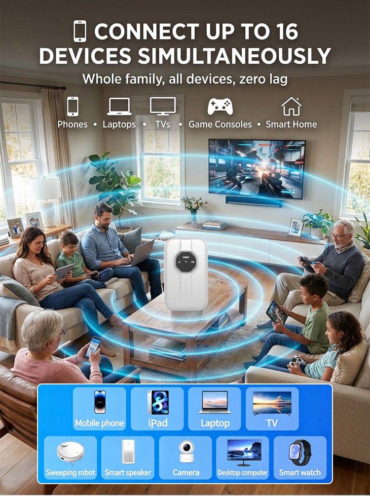 [Global Coverage, Free for Life] Boundless Portable Wi-Fi