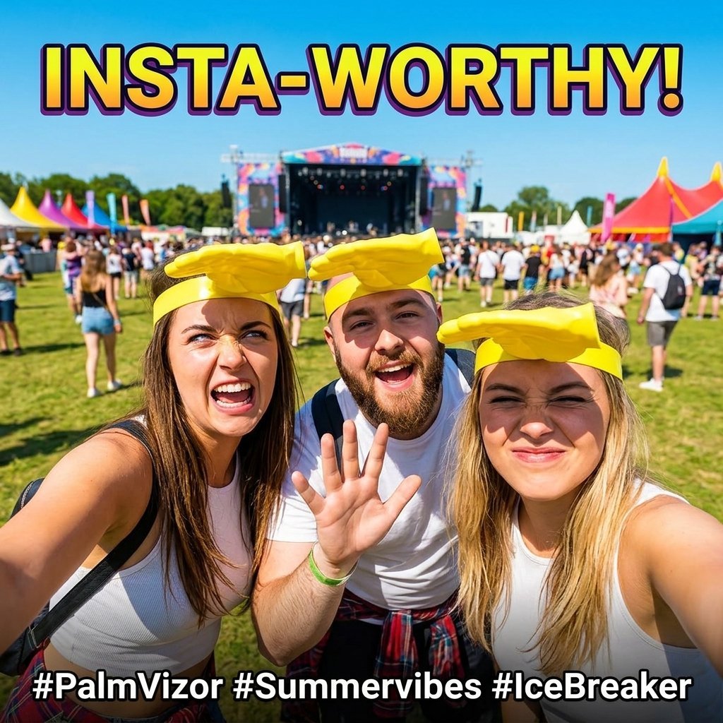 🙆Hands-Free Hand Shade Hat 😂– Instant Sun Protection Visor😎