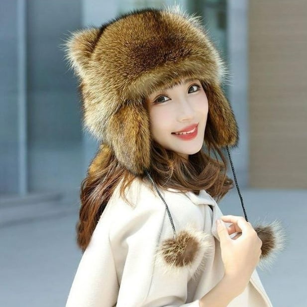 ❄️Winter Cute Raccoon Plush Hats