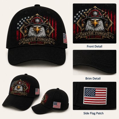 🧢Never Forget Memorial Cap 🎁 Buy the Cap Get the Matching Tribute Coin FREE