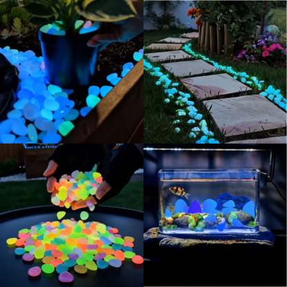 ✨Final Day Clearance 80% Off✨🌈Colorful Glow-in-the-Dark Garden Stones