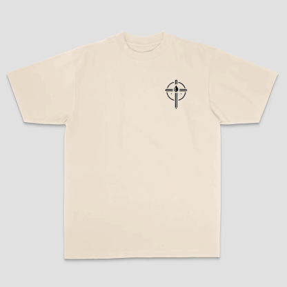 Saved By The Blood Printed Men's T-shirt