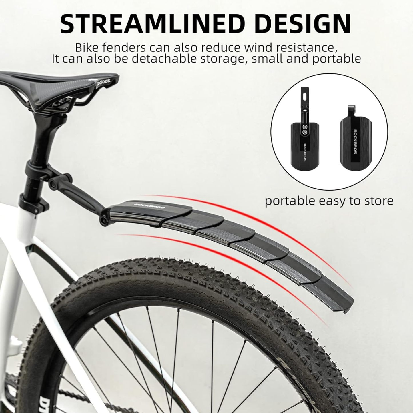 🚲  Retractable Bike Mudguards