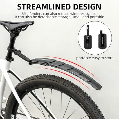 🚲  Retractable Bike Mudguards