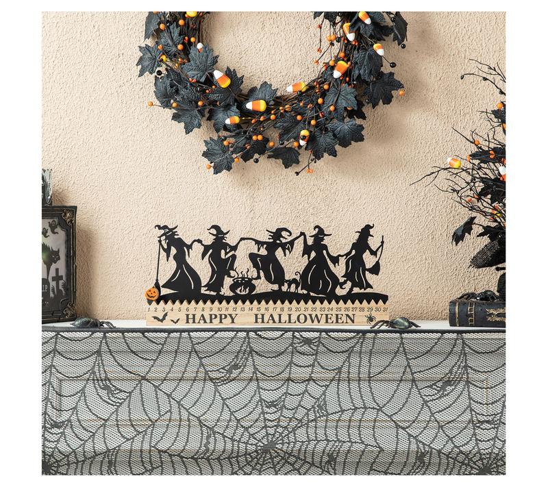 💪Hot Sale! 🔥50% OFF - ✨🎃18"L Halloween Dancing Witch Countdown Table Sign