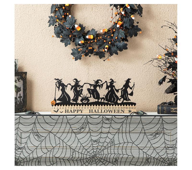 💪Hot Sale! 🔥50% OFF - ✨🎃18"L Halloween Dancing Witch Countdown Table Sign