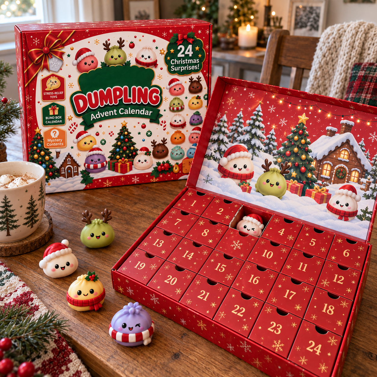Dumpling Advent Calendar gift