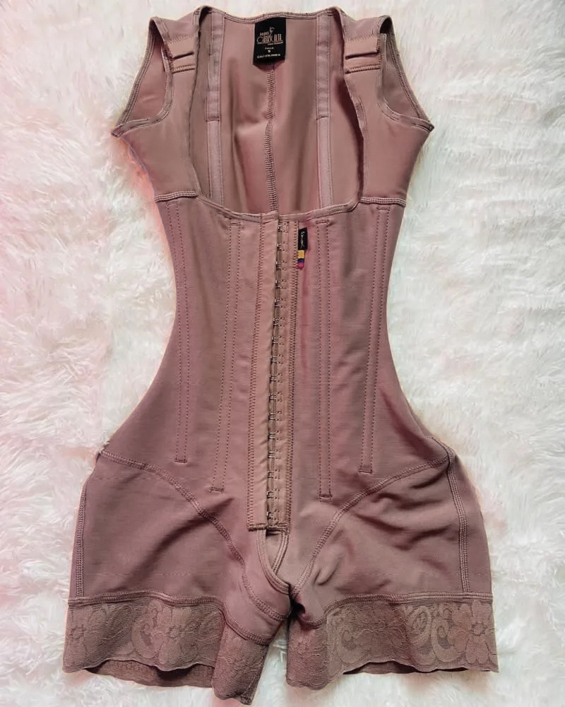 Buttoned Butt Lift Full Body Shaper