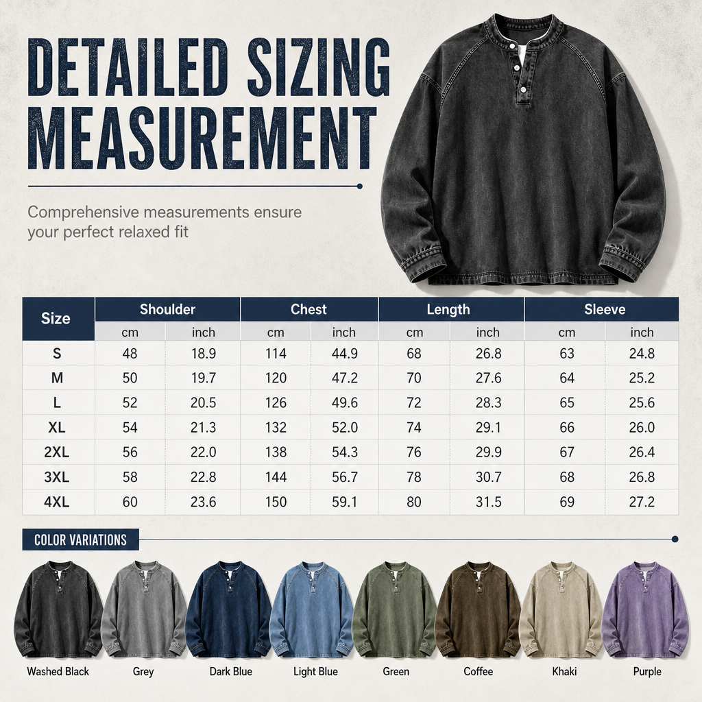 Men's Vintage Casual Loose-Fit Sweatshirt