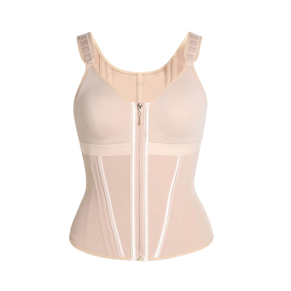 Extreme Latex Corset Waist Vest With Bra