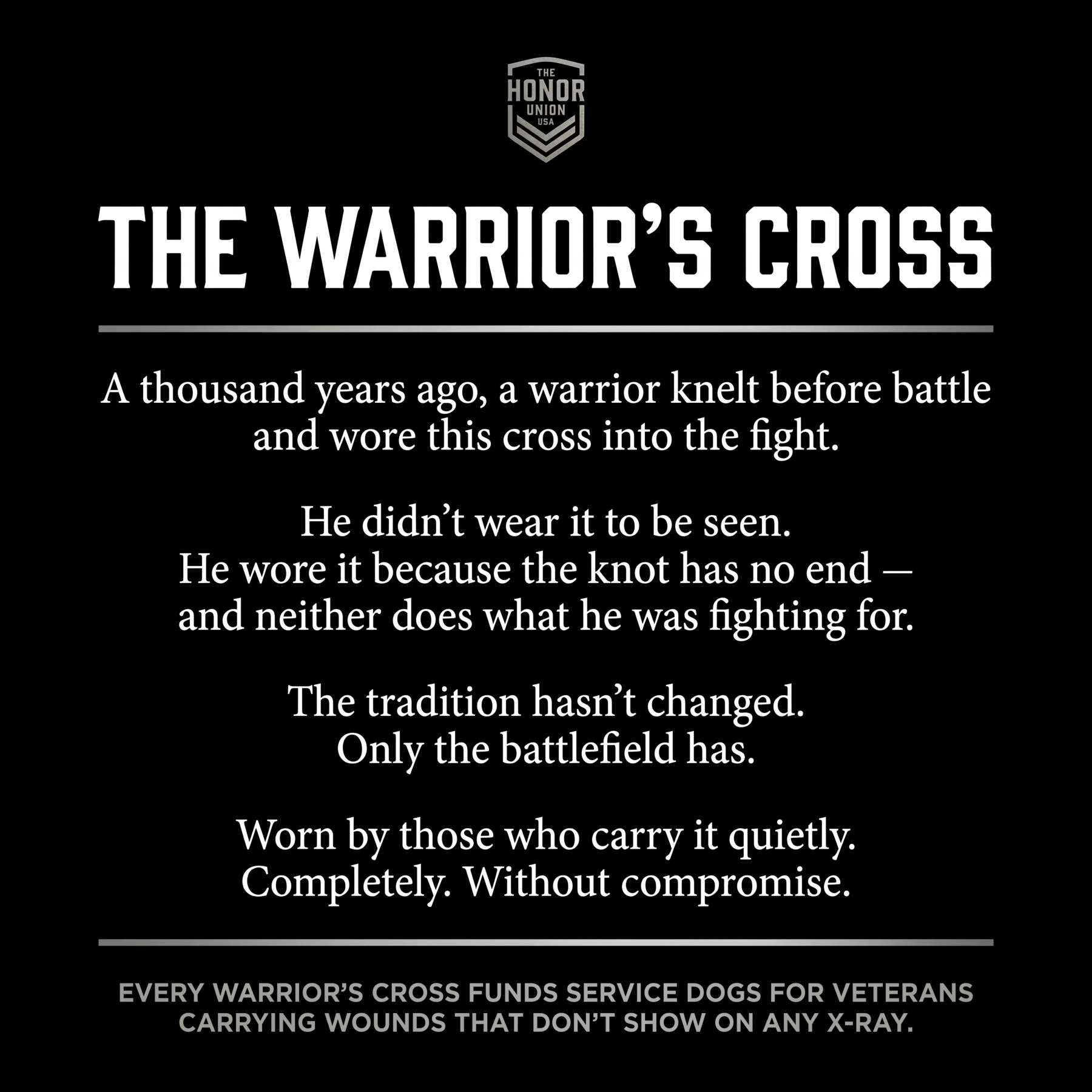 ✝️The Warrior's Cross