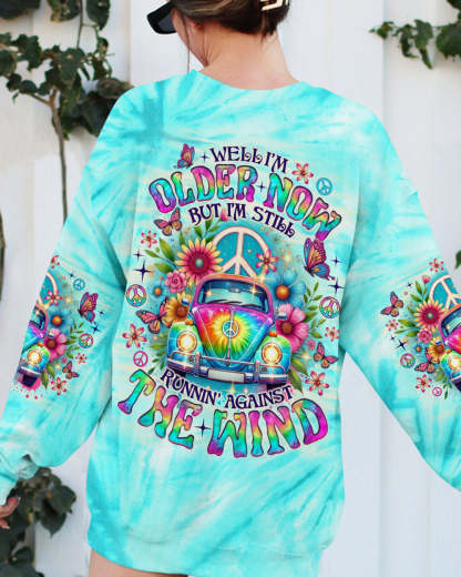 RUNNING AGAINST THE WIND CAR TIE DYE  ALL OVER PRINT - TLNO2203252