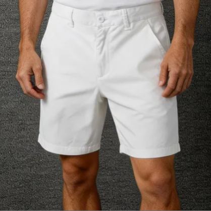 Men's 5" Classic Chino Shorts - Slim Fit Cotton Casual Summer Trousers for Men