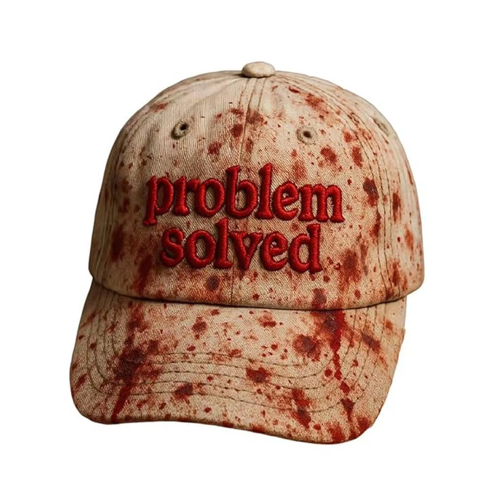 Problem Solved Embroidered Cap