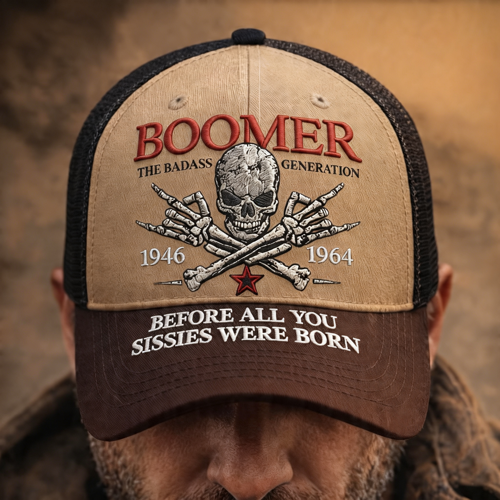 🏆Last Day 40% OFF🧢 BOOMER – THE BADASS GENERATION CAP (Buy 2 Free Shipping)