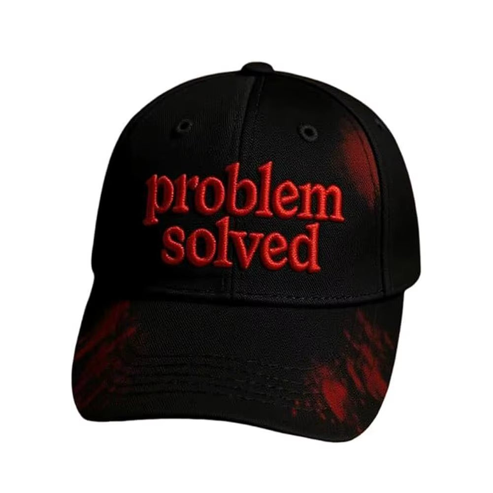 Problem Solved Embroidered Cap