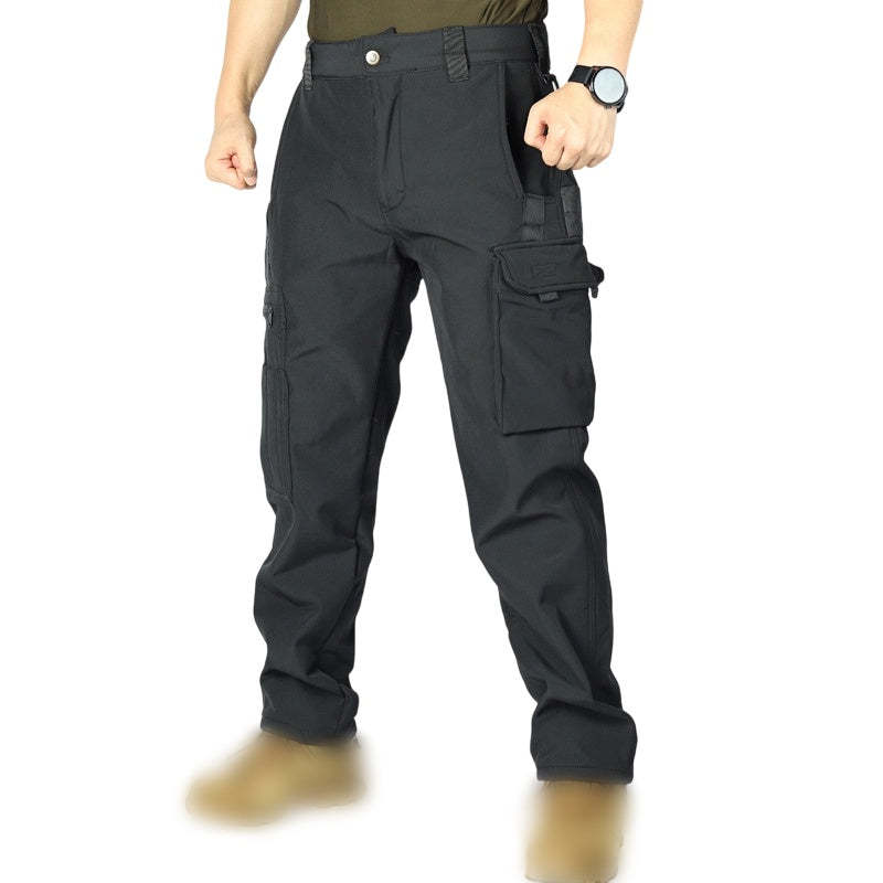 Men's Outdoor Warm Multi-Pocket Hiking Pants