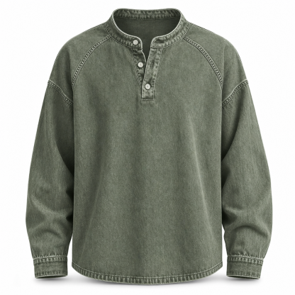 Men's Vintage Casual Loose-Fit Sweatshirt