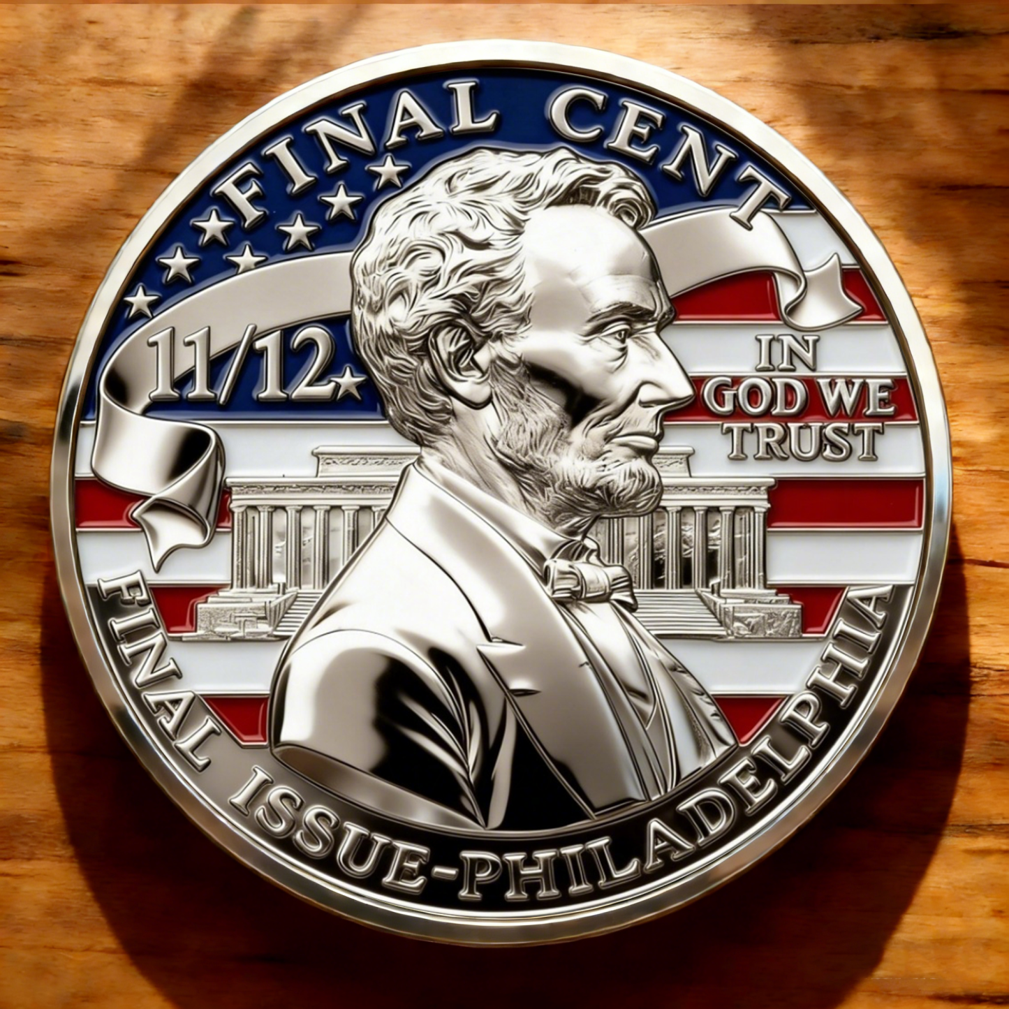 🏆Flash Sale 60% OFF - The Last Cent Commemorative Coin - Smooth version