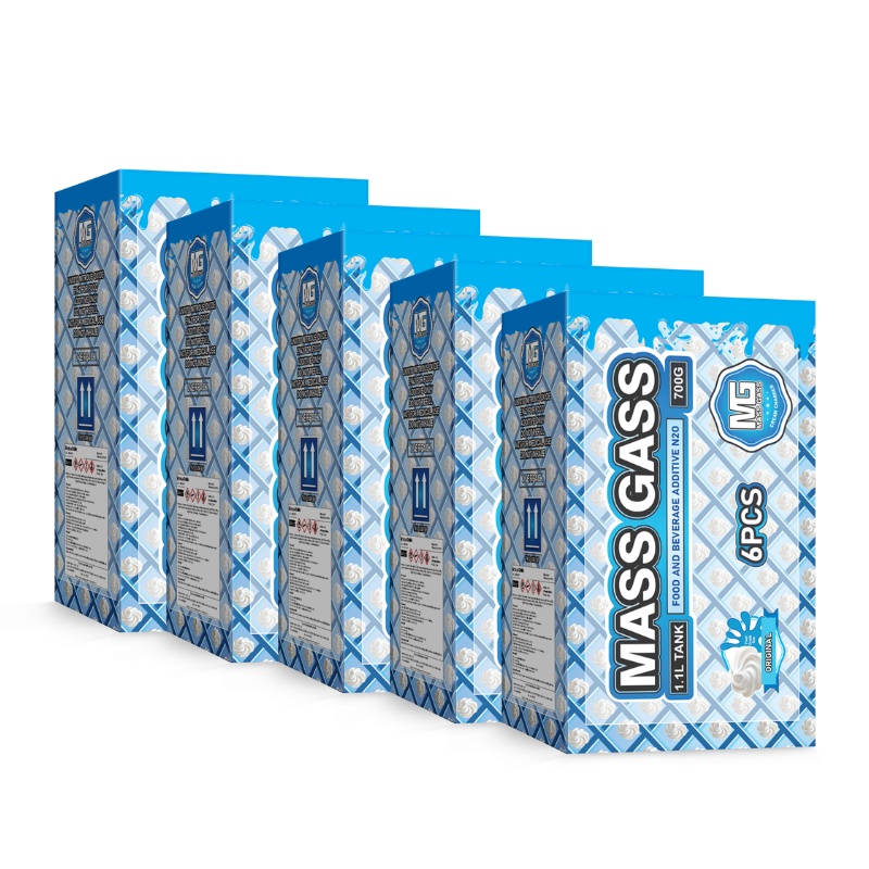 MassGass 1.1L/700g -Whipped Nitrous Oxide Cream Chargers Unflavored  · Professional Whipping · Smooth & Instant Results