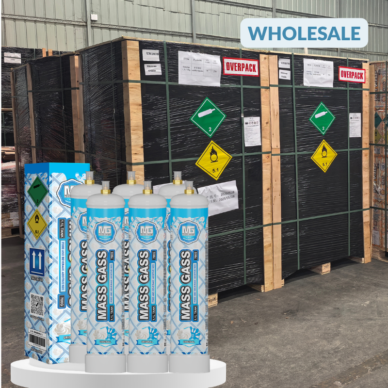 MassGass wholesale cream charger tank,food grade nitrous oxide cylinder