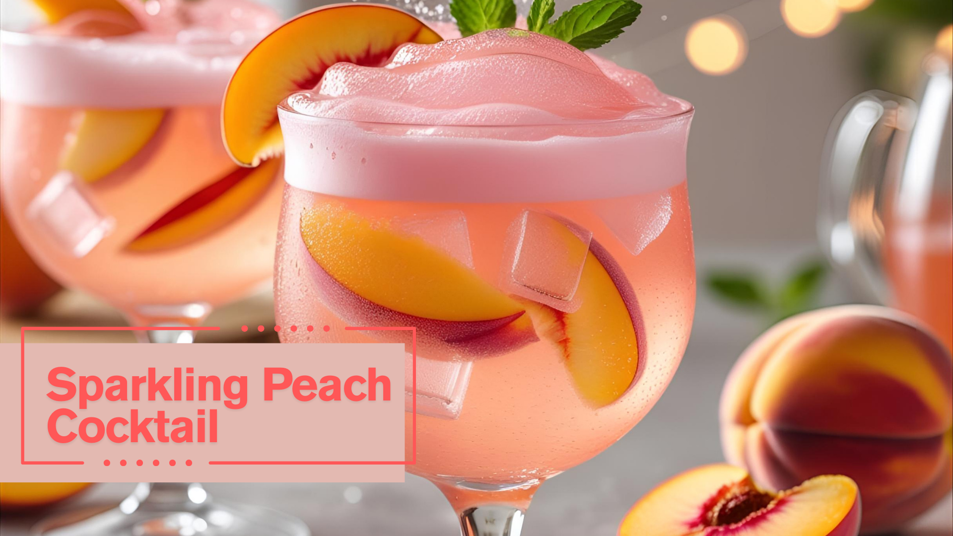 Sparkling Peach Cocktail – MassGass