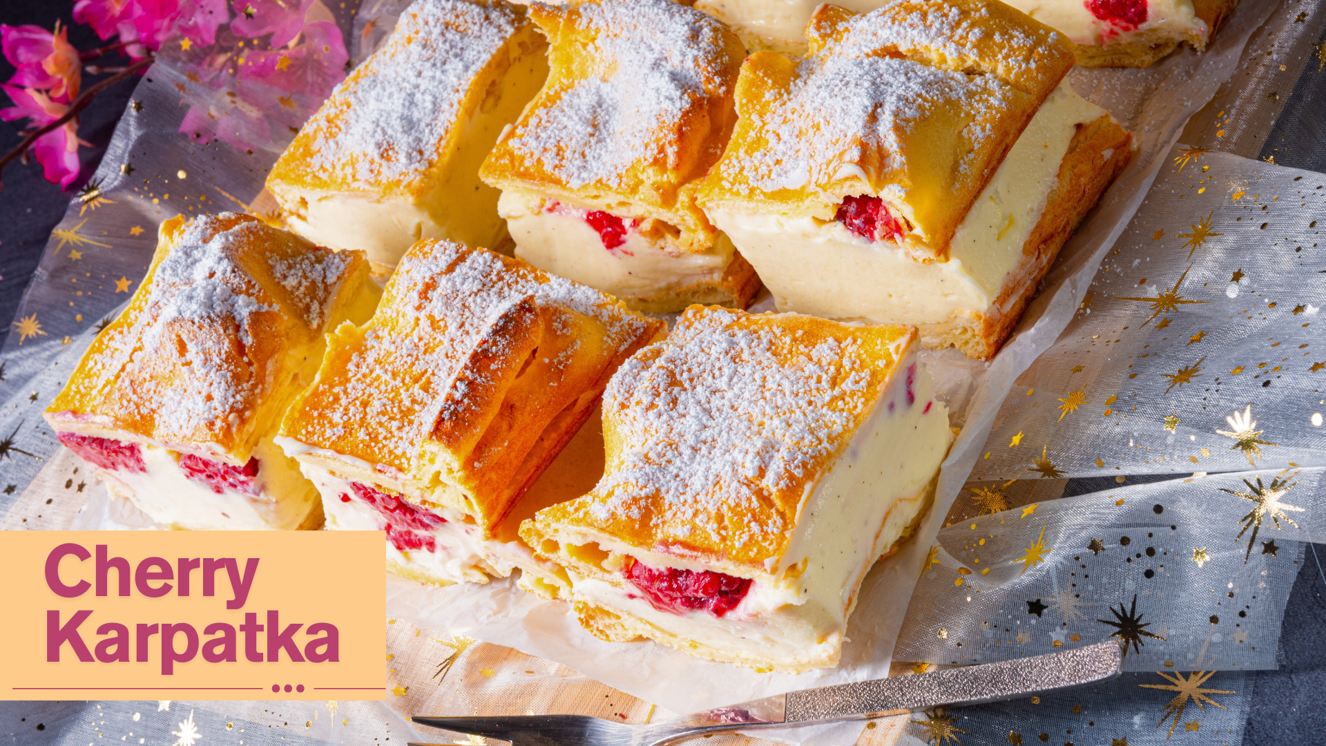 Cherry Karpatka recipe