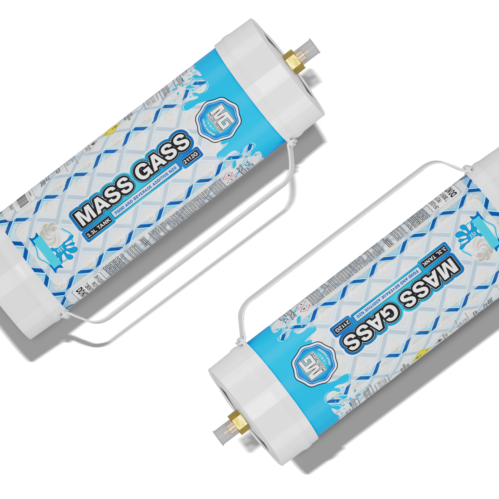 MassGass Original Flavor Whipped Nitrous Oxide Cream Chargers