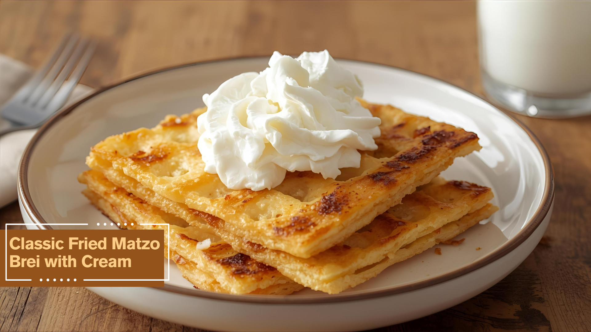 Classic Fried Matzo Brei recipe