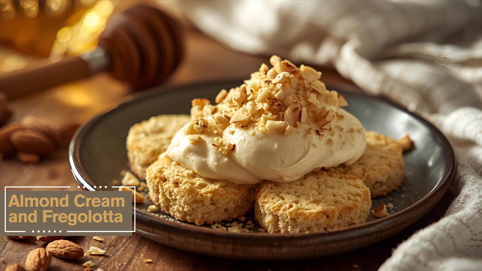 Almond Cream and Fregolotta recipe