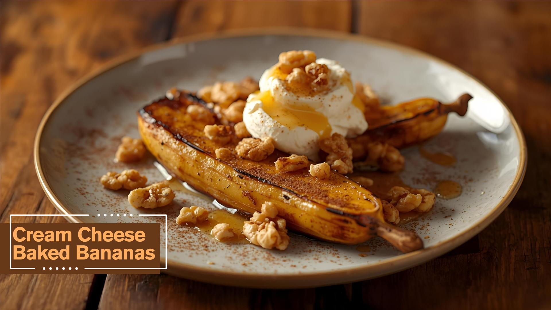 Cream Cheese Baked Bananas recipe