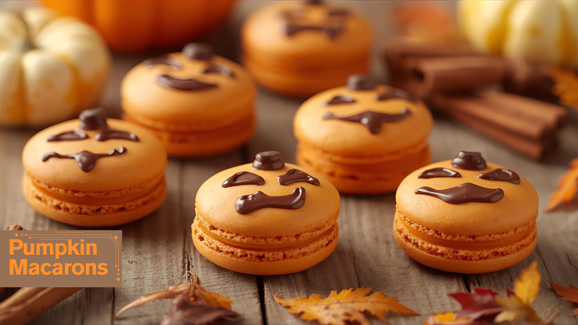Pumpkin Macarons recipe