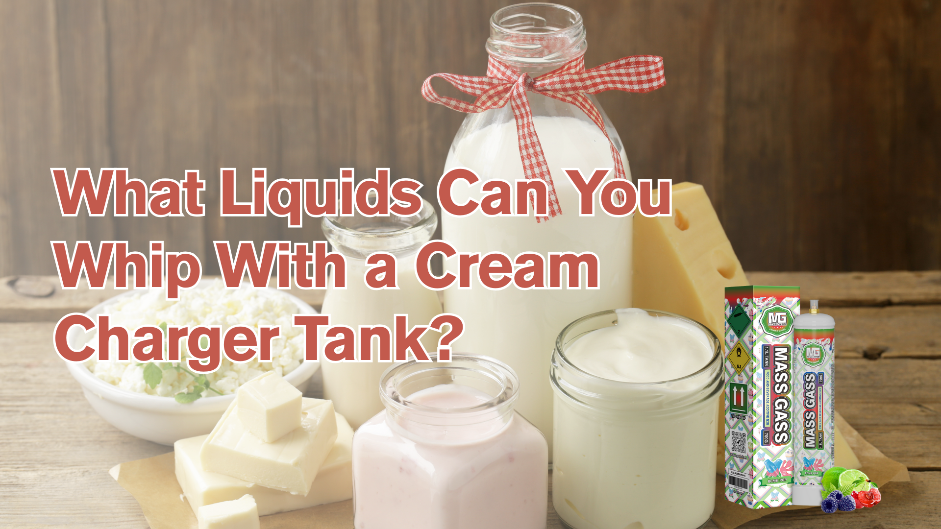 What Liquids Can You Whip With a Cream Charger Tank