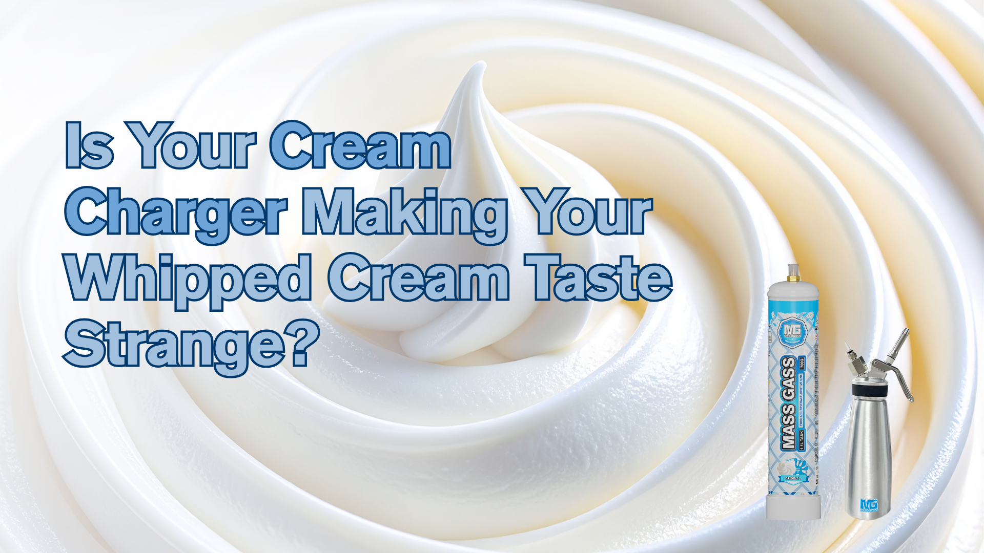 Is Your Cream Charger Making Your Whipped Cream Taste Strange