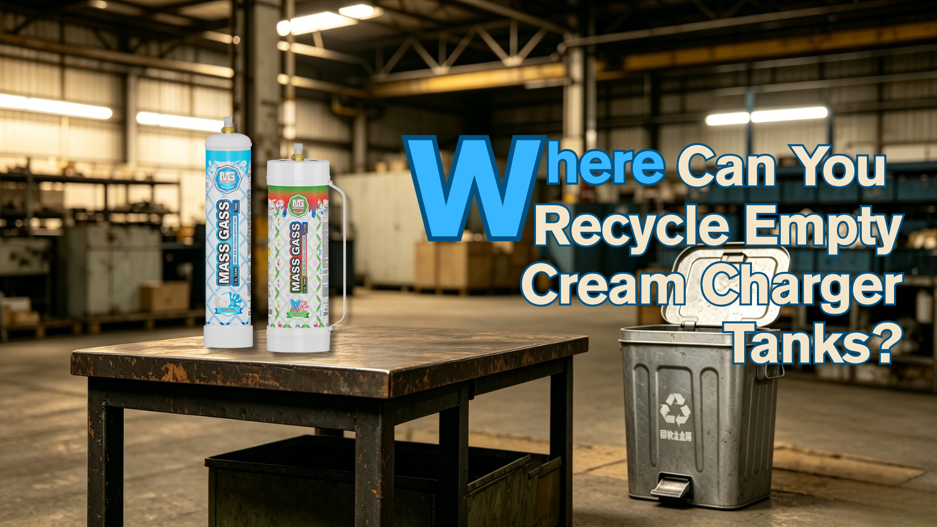 Where Can You Recycle Empty Cream Charger Tanks