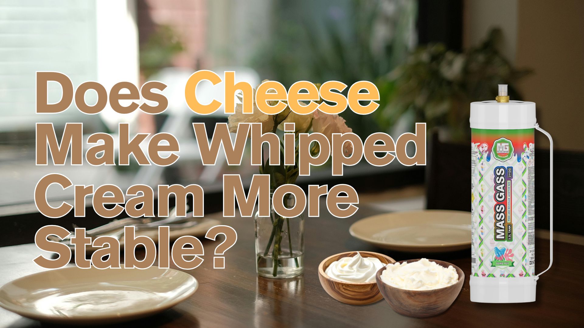 Does Cheese Make Whipped Cream More Stable