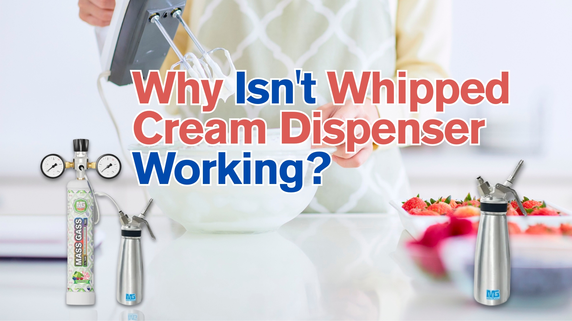 Why Isnt  Whipped Cream Dispenser Working?