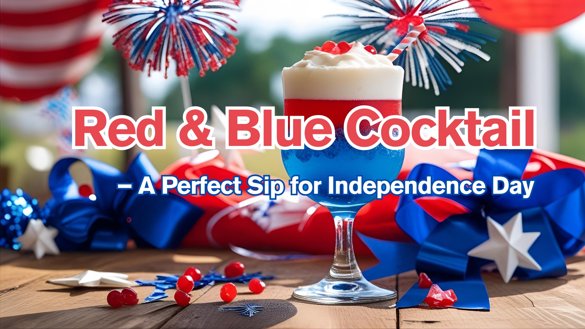 Red Blue Cocktail – A Perfect Sip for Independence Day