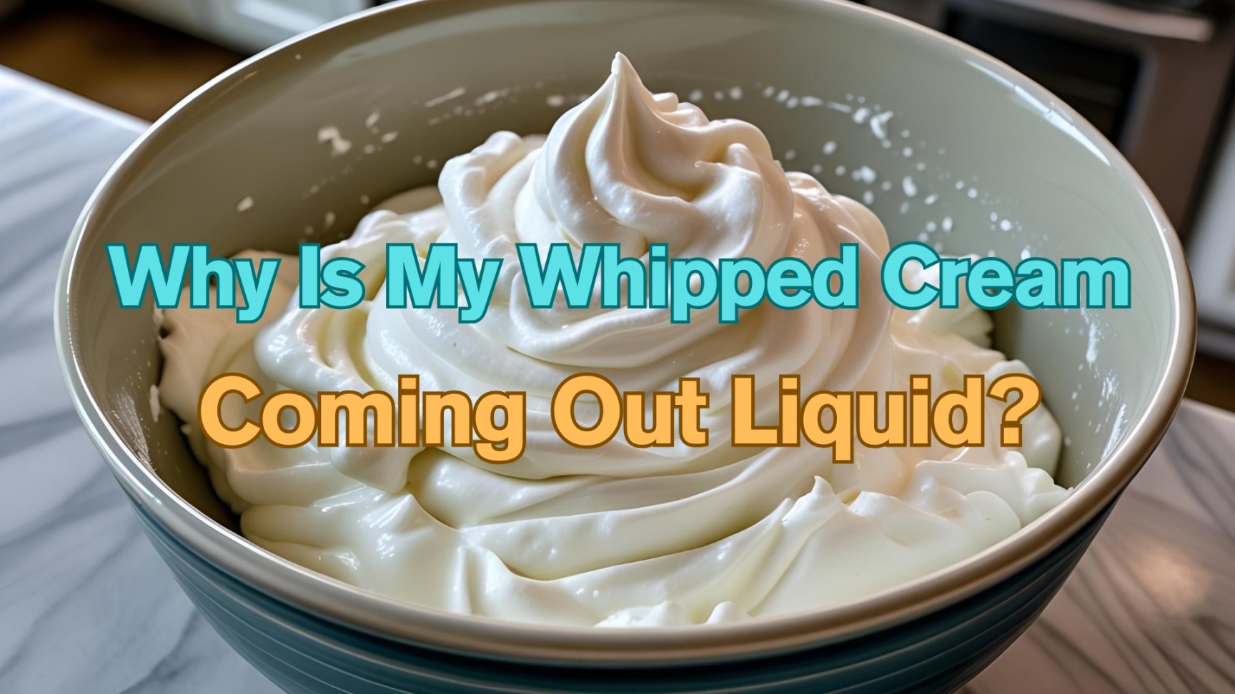 Why Is My Whipped Cream Coming Out Liquid? – MassGass