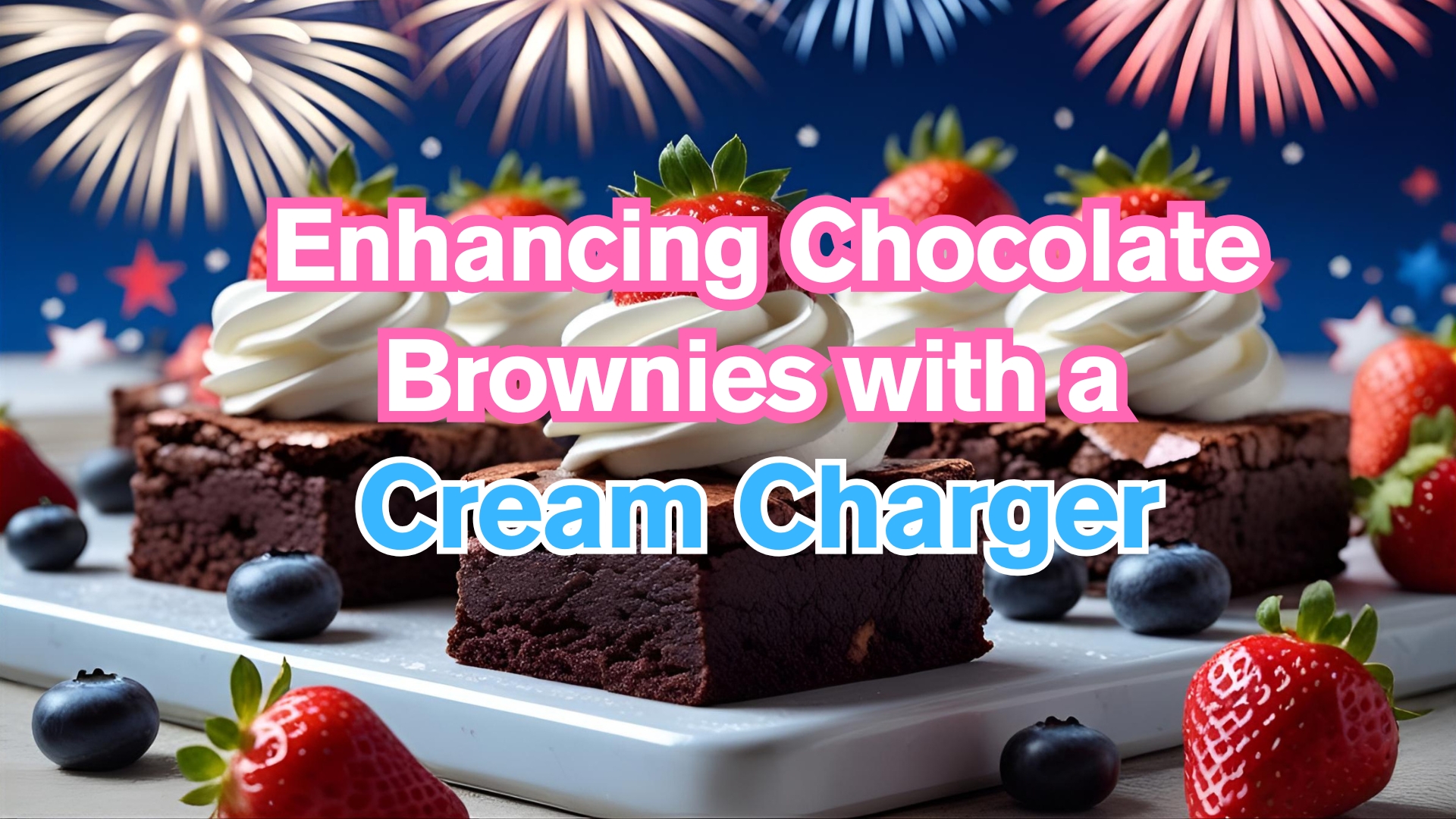 Enhancing Chocolate Brownies with a Cream Charger