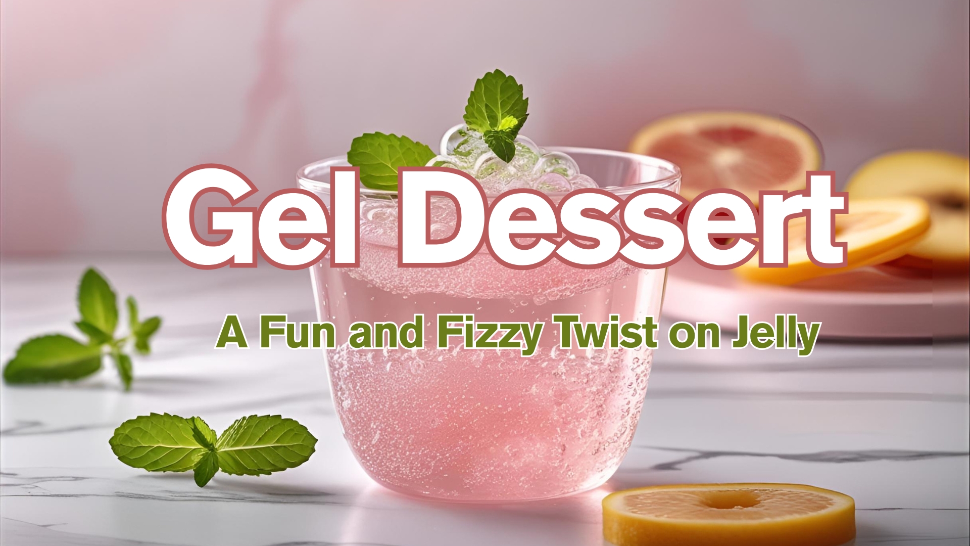 Gel Dessert ：A Fun and Fizzy Twist on Jelly