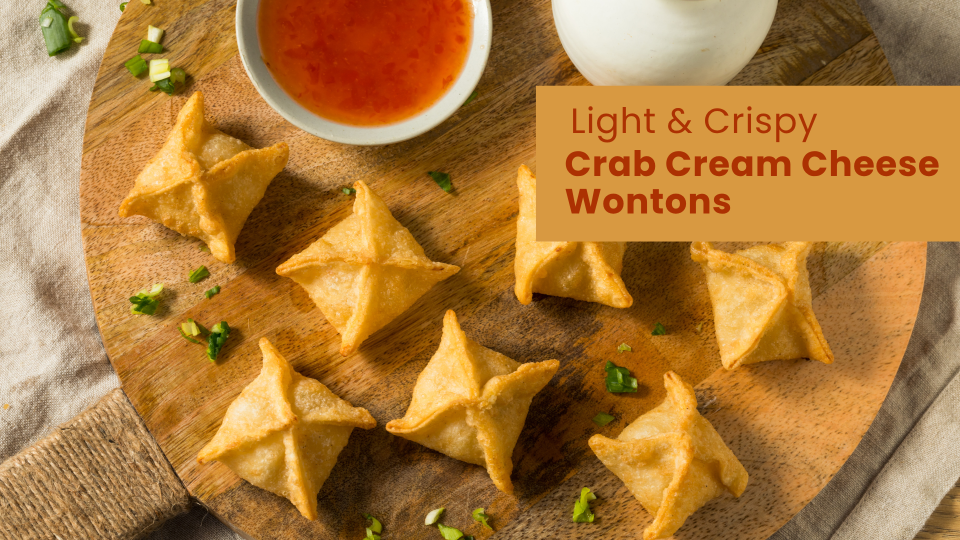 Crab Cream Cheese Wontons