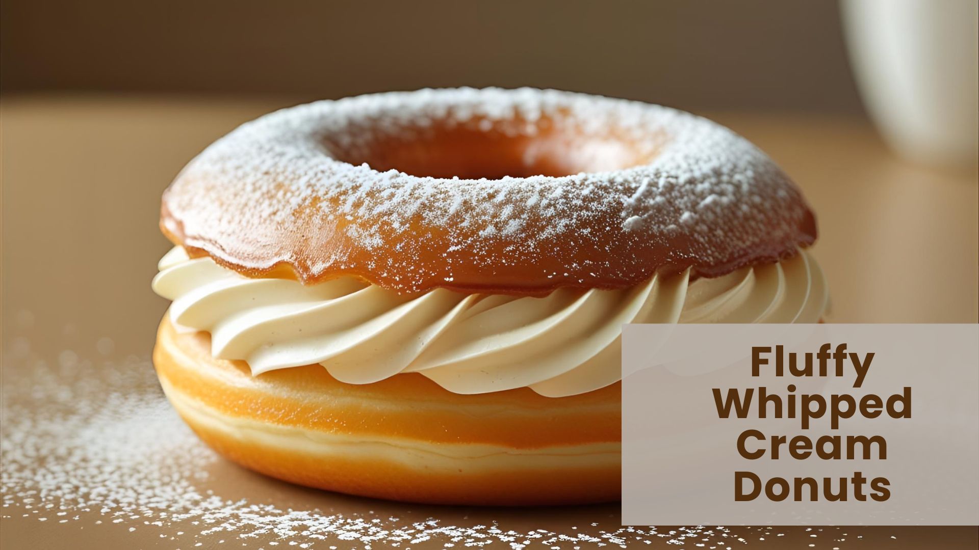 Fluffy Whipped Cream Donuts