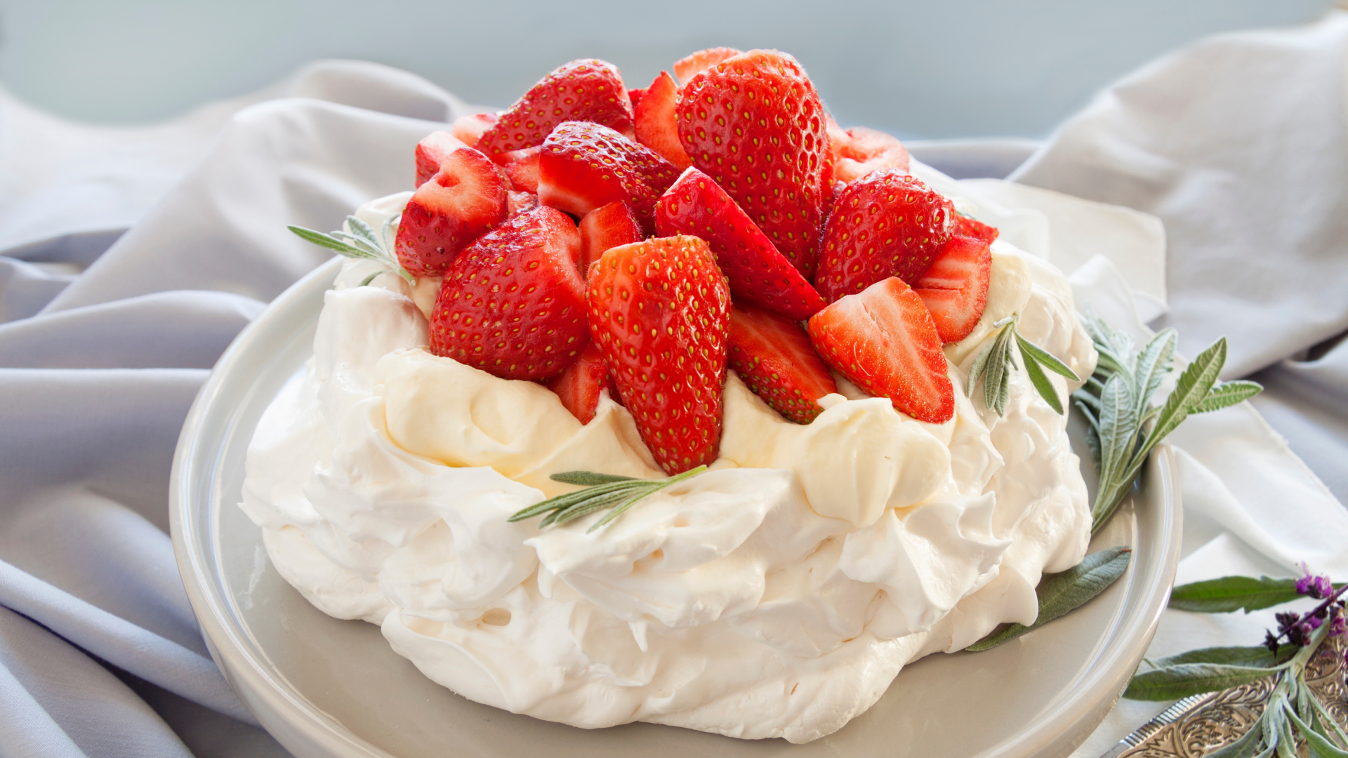 strawberry whipped cream