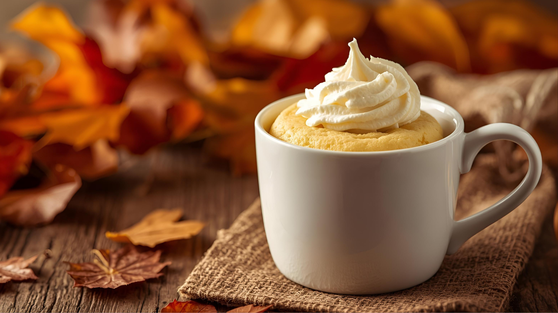Vanilla Cream Mug Cake