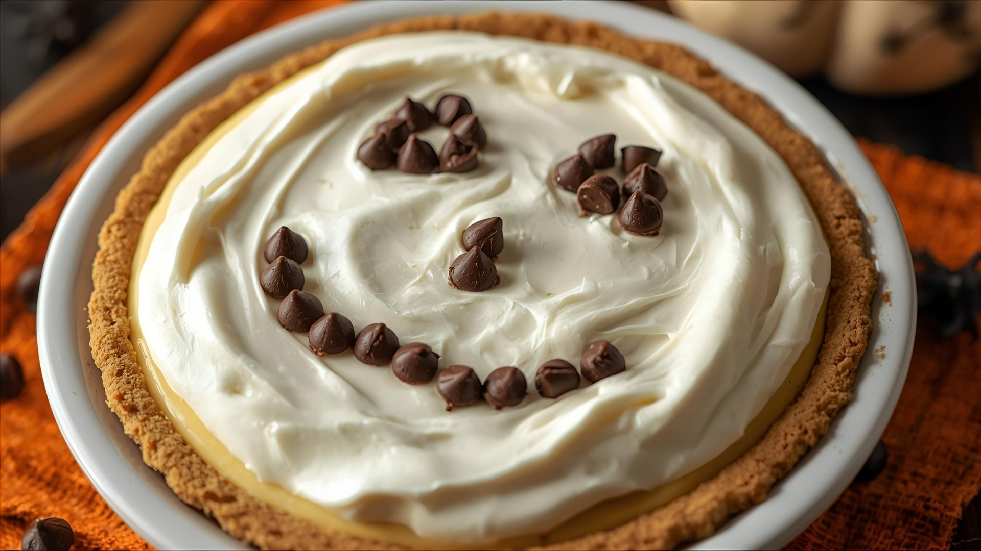 Ghost-Faced Cream Pies