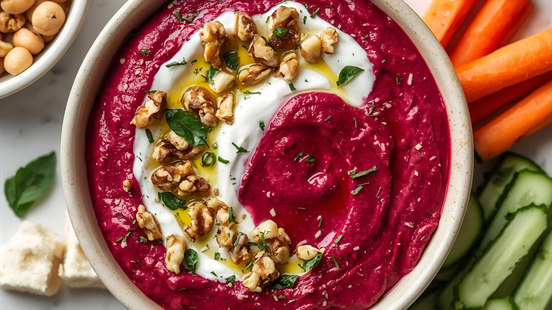 Roasted Beet and Walnut Dip